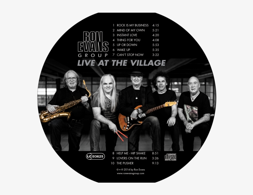 Cd Album Art Live At The Village - Blues, transparent png download