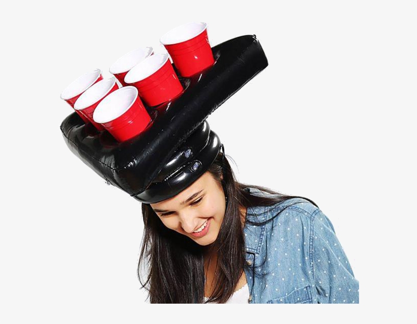 Load Image Into Gallery Viewer, Beer Pong Hat - Inflatable Beer Pong Hat, transparent png download