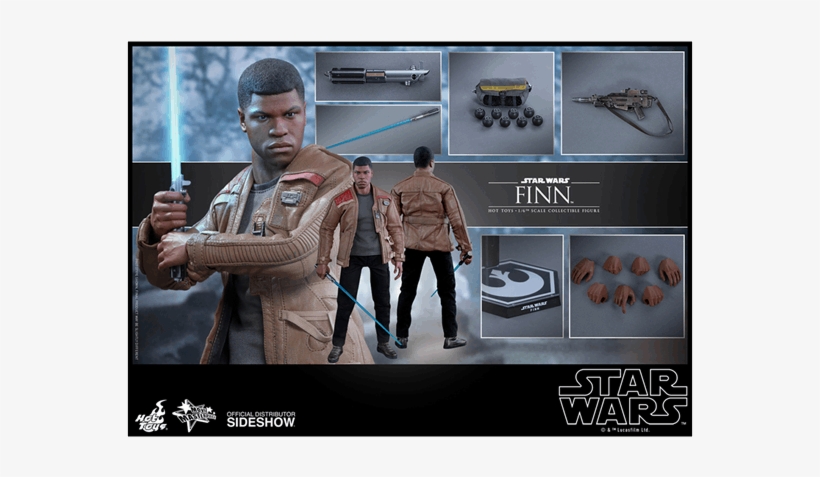 1 Of - Hot Toys Finn Figure From Star Wars, transparent png download