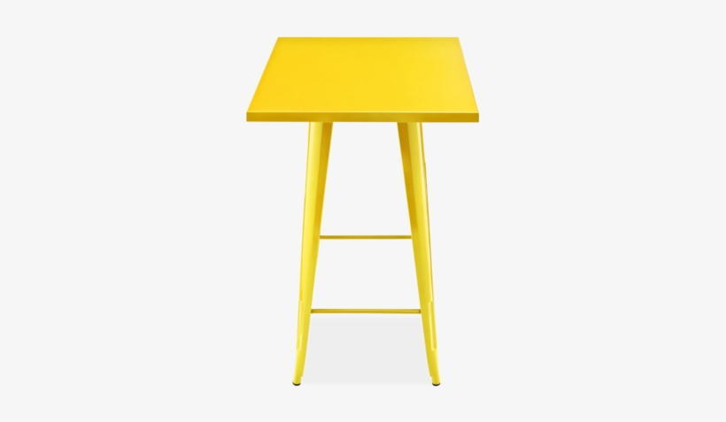 Tolix Side Table Tall - Yellow, transparent png download