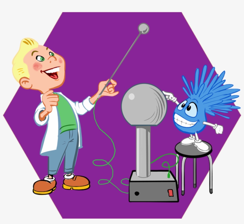 Static Electricity - Dibujos De Electricidad Estatica, transparent png download