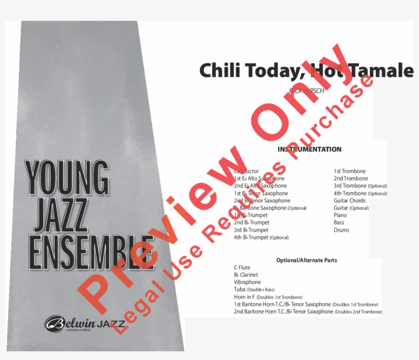 Hot Tamale Thumbnail - Sabor De Cuba Sheet Music, transparent png download
