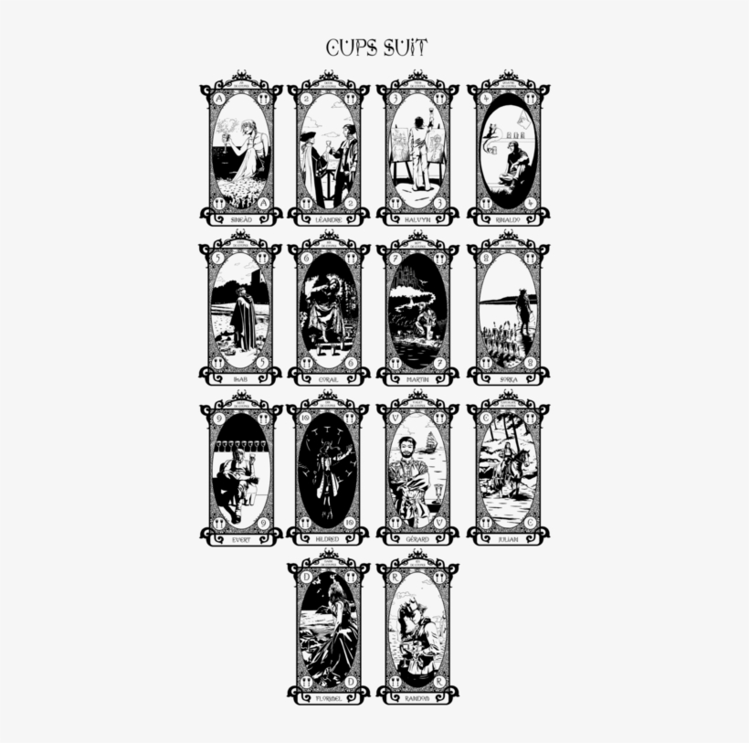 Tarot Cards Clipart Nine Princes In Amber - Chronicles Of Amber Cards, transparent png download