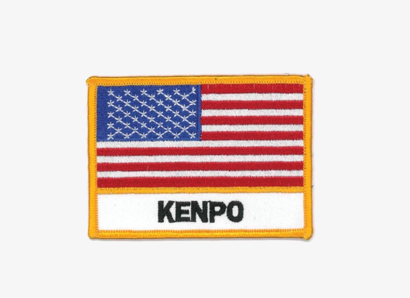 1342 Usa Flag Kenpo Patch 4"w, transparent png download