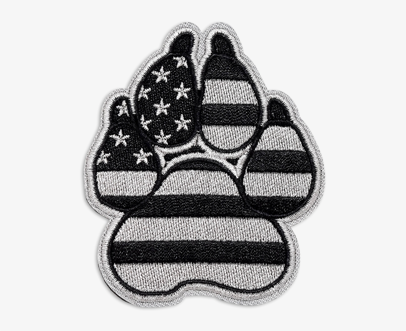 K9 Paw American Flag Morale Patch - Sketch, transparent png download