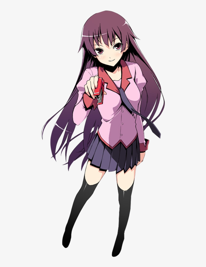 Hitagi Senjougahara Picture Background Image - Hitagi Senjougahara Png, transparent png download
