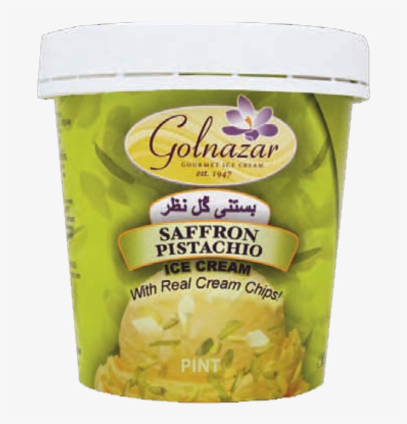 Whole Foods Golnazar Pistachio Saffron Ice Cream Sandwich - Pistachio Saffron Ice Cream, transparent png download