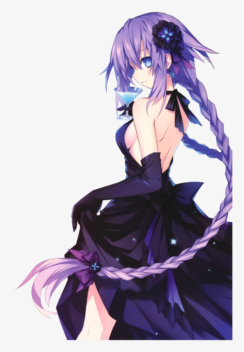Hyperdimension Neptunia Purple Heart Dress, transparent png download