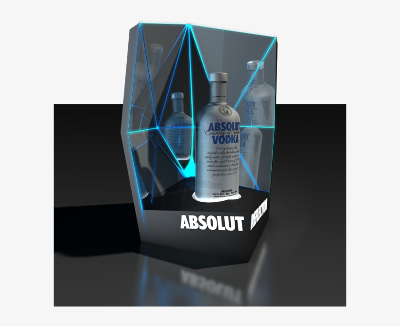 Vodka Display Concepts For Nightclub By James Newton - Futuristic Point Of Purchase, transparent png download