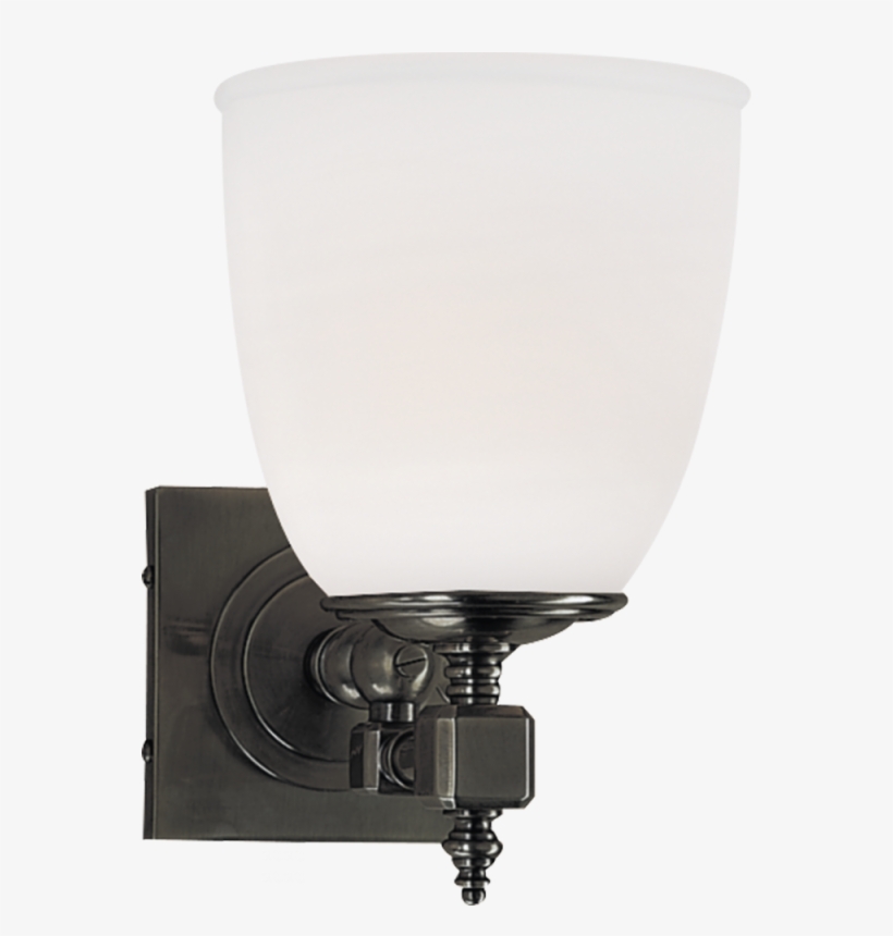 Essex Single Formal In Bronze With Frosted Glass - Visual Comfort Chd1531bz-fg E. F. Chapman Essex 1 Light, transparent png download