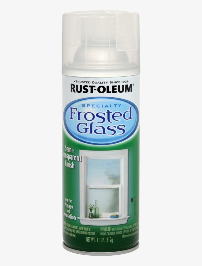 Rust Oleum 1903830 Frosted Glass 11 Ounce Spray, Frosted - Rust Oleum Frosted Glass, transparent png download