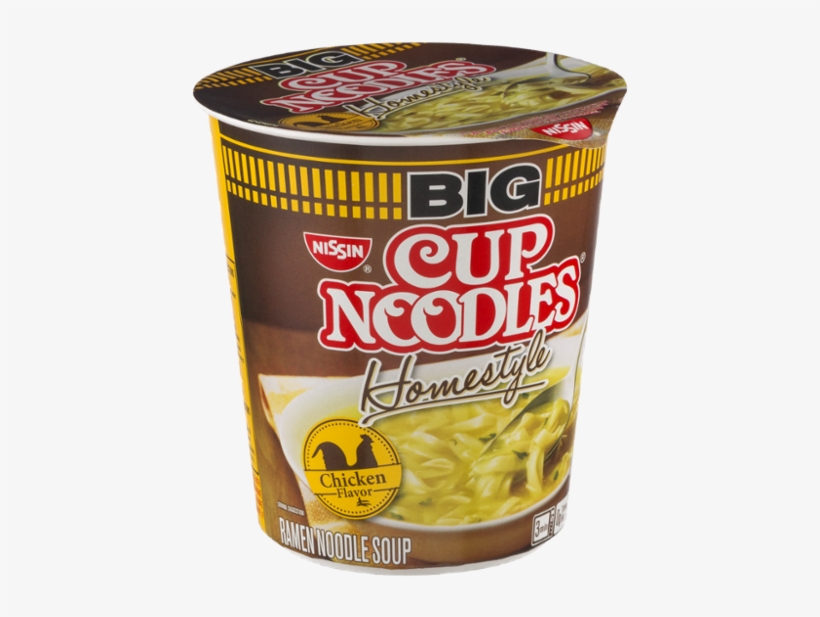 Big Cup Noodles Homestyle Chicken, transparent png download