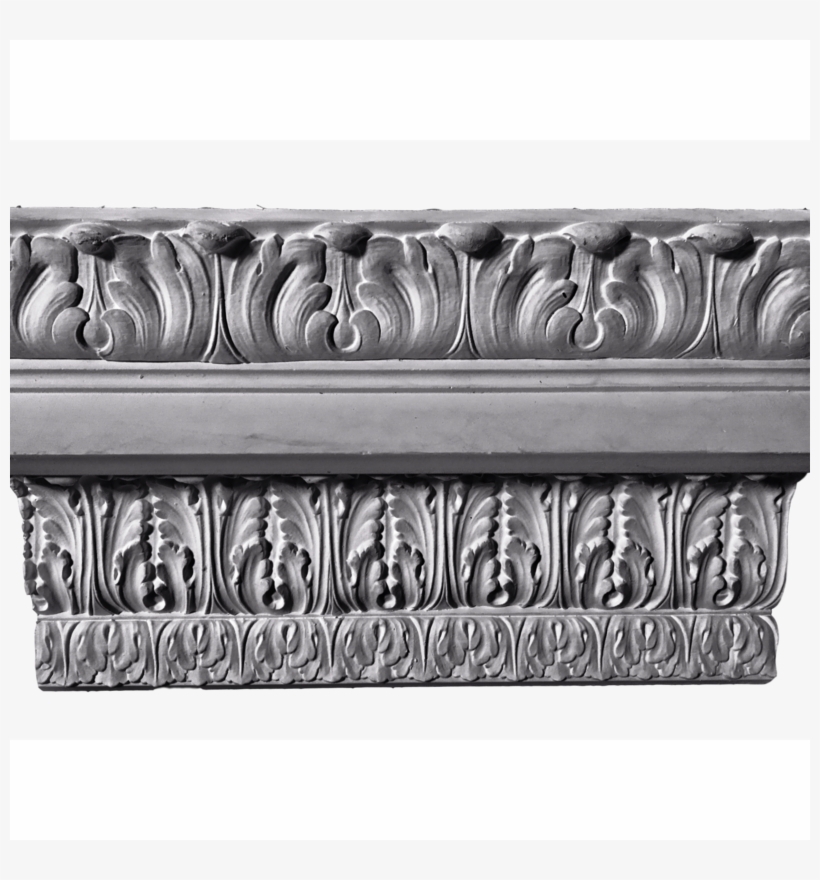 Plaster Crown Moulding Triple Acanthus 6-1/4" P X, transparent png download