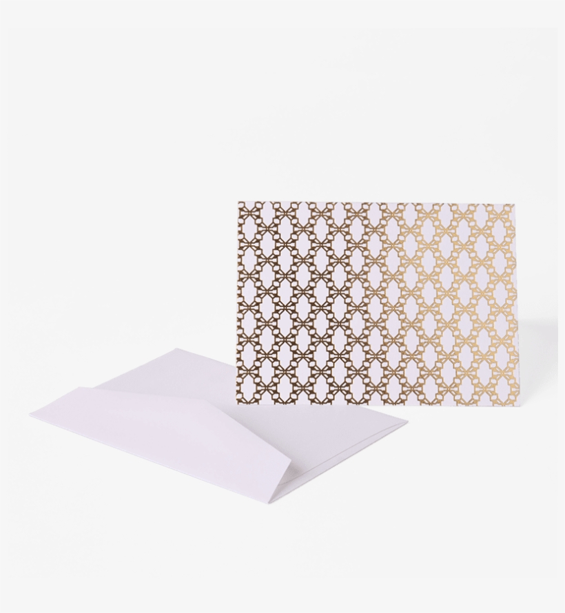 Gold Foiled Notecard - Vinil Microperforado, transparent png download