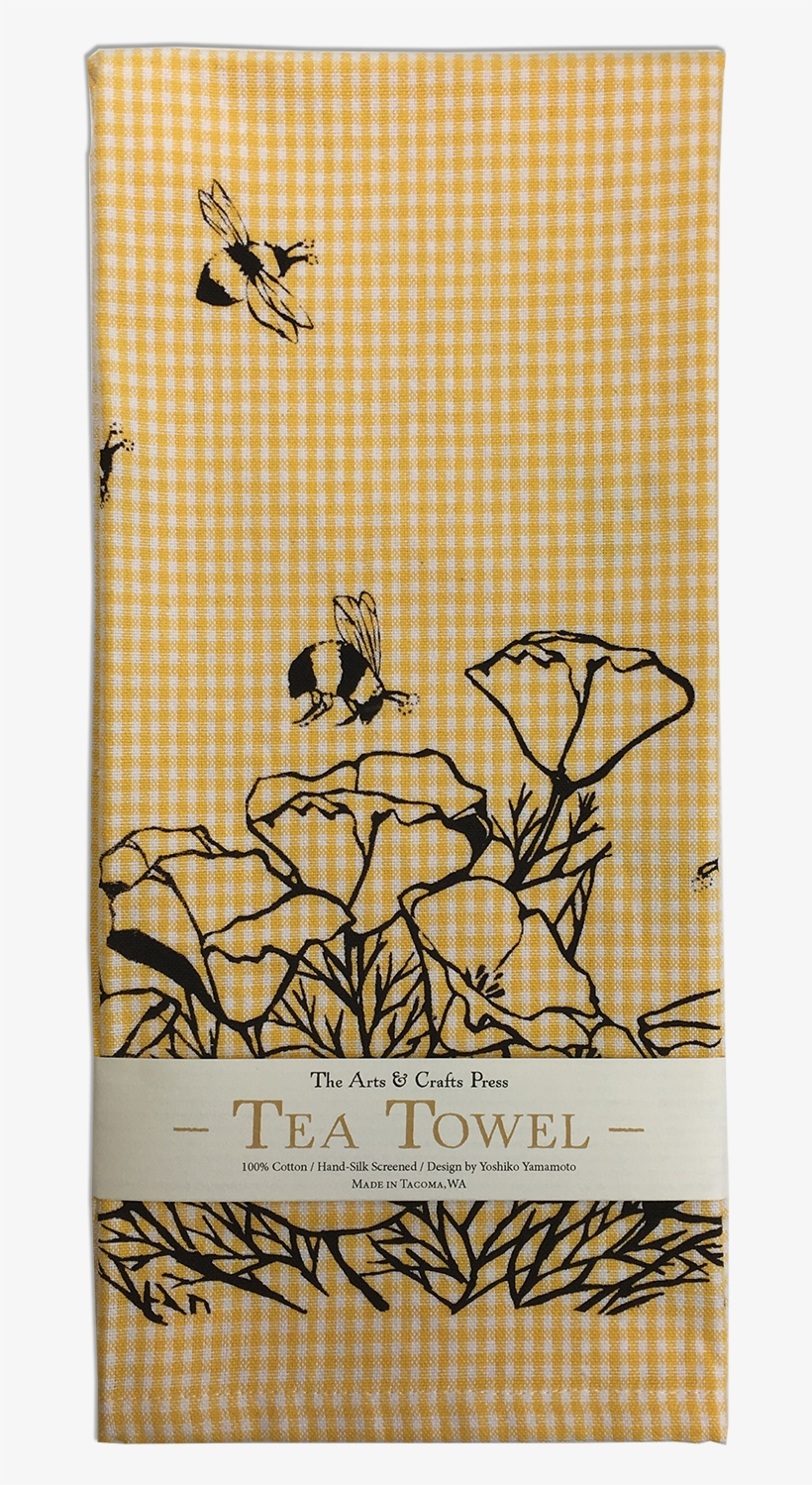 California Poppies Tea Towel - California Poppy, transparent png download