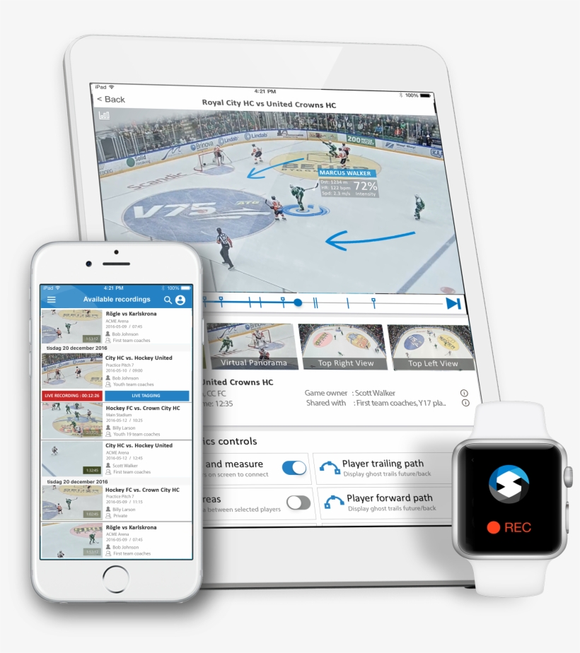 The Spiideo App On Ipad Or Iphone Is Used To View The - Iphone, transparent png download