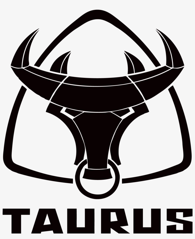 Vertikal Svart Cmyk - Taurus, transparent png download