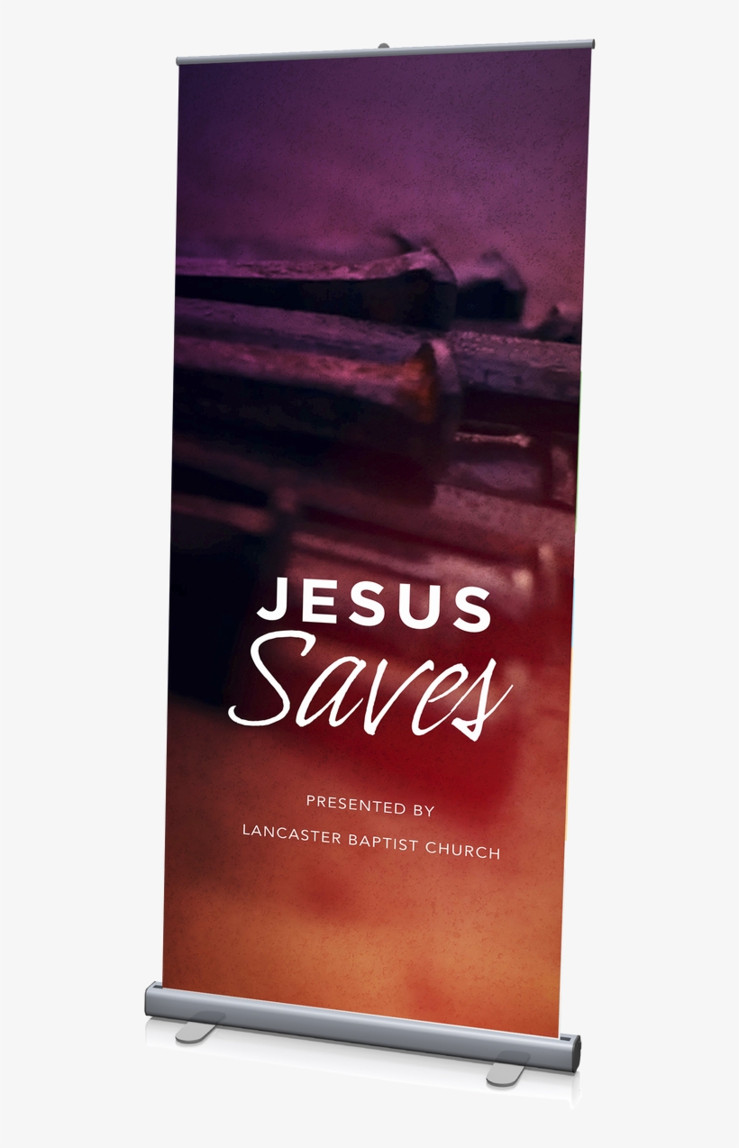 Jesus Saves Banner 3'x6 - Jesus Saves, transparent png download