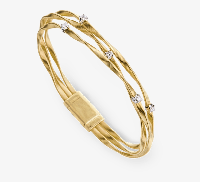 Bg338 B Yw M5 - Marco Bicego Marrakech Yellow Gold 18ct Bracelet, transparent png download