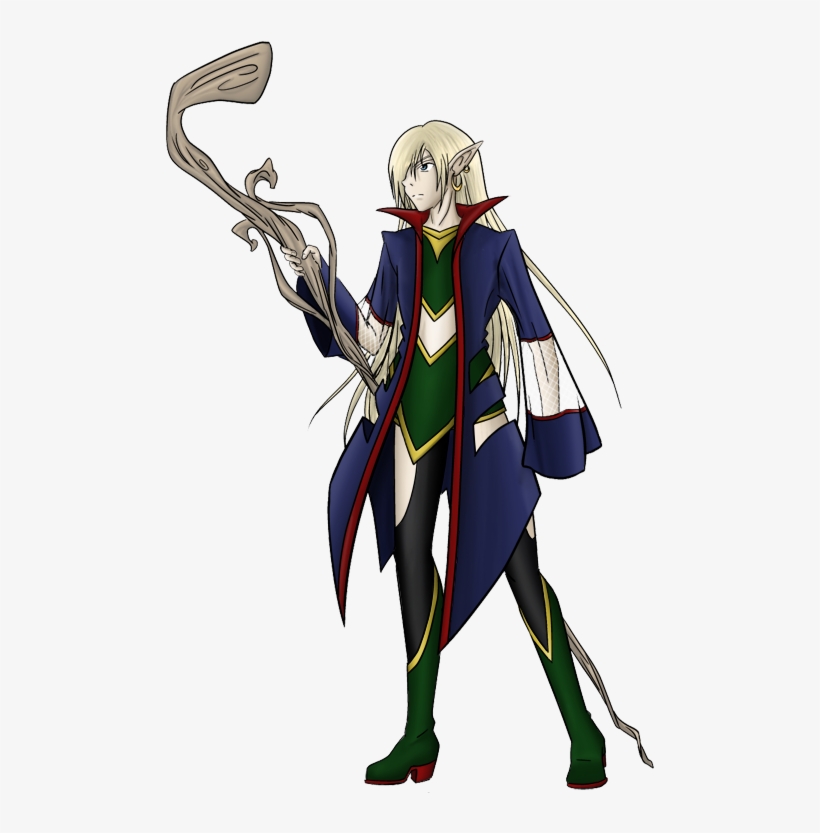 Elf Magician By Kura - Elf Magician, transparent png download