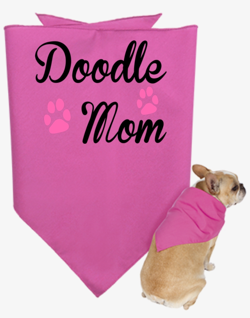 Goldendoodle Doggie Bandana - Customcat Certified Badass Doggie Bandana, transparent png download