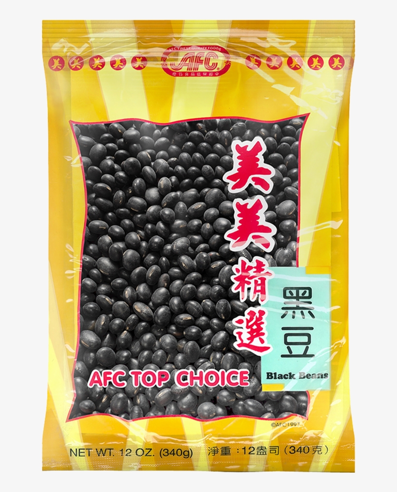 Afc Top Choice Black Beans 12oz - Bilberry, transparent png download