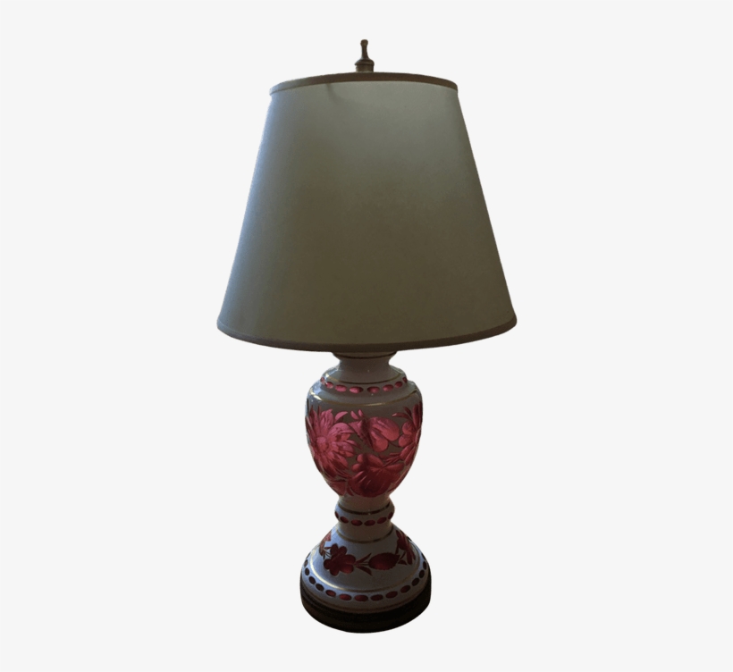 Glass Table Lamps Style - Lampshade, transparent png download
