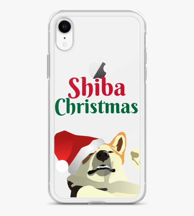 Shiba Christmas - Iphone Case, transparent png download