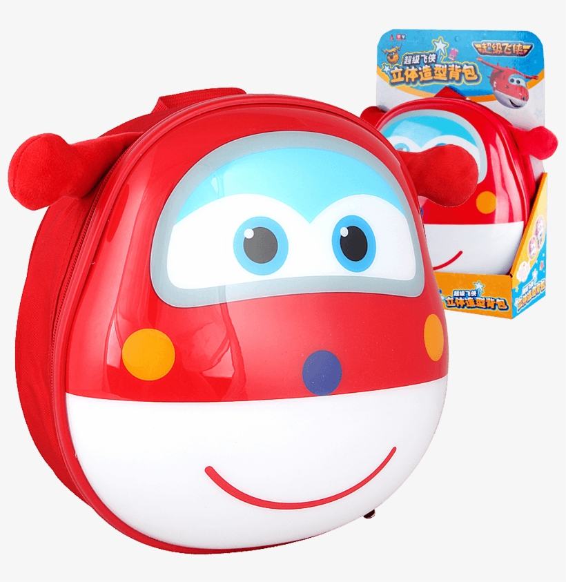 Audi Double Drill Super Flying Man Bag Cartoon Backpack - Super Wings, transparent png download