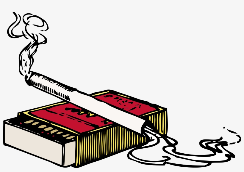 This Free Icons Png Design Of Cigarette And Matchbox, transparent png download