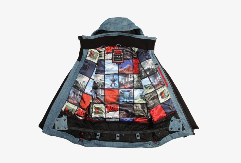 2112의 앨범 백커버에 사용된 스타맨 엠블럼을 등판에 프린트 - Neil Peart, transparent png download