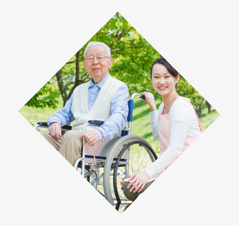 Caregiver Assisting An Old Man - Elderly Are Our Responsibility, transparent png download
