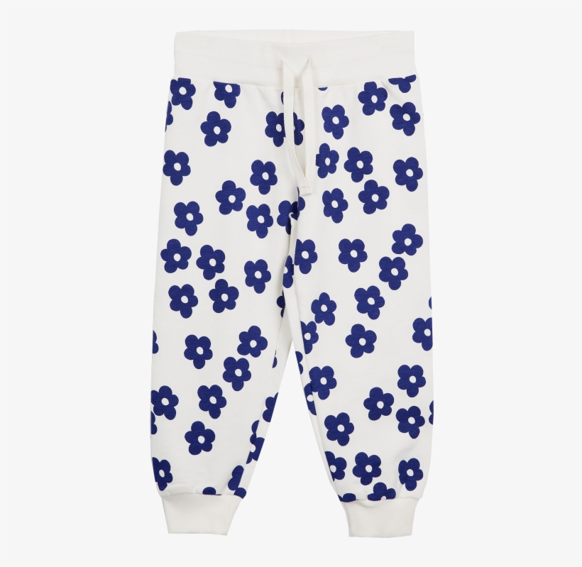 Mini Rodini Blossom Sweatpants - Mini Rodini Girls Floral Organic Cotton Trousers, transparent png download