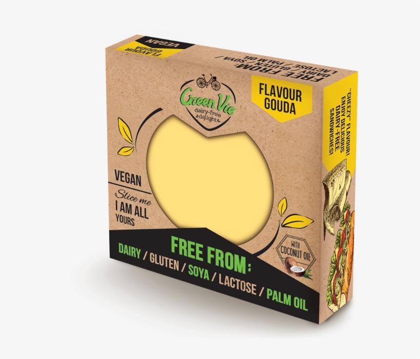 Gouda Flavour In Block - Green Vie Mozzarella, transparent png download