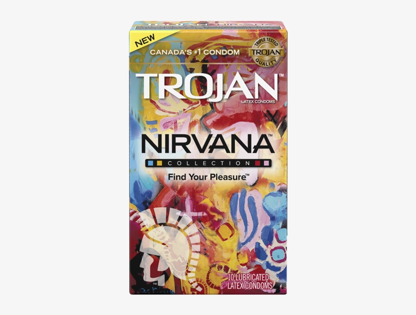 Body Condom Trojan Png Body Condom Trojan - Trojan Nirvana Condom Box, transparent png download