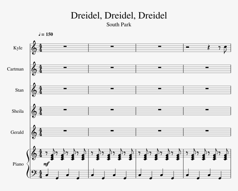 Dreidel Dreidel Dreidel Sheet Music For Piano Harmonica Music Transparent Png 850x1100 Free Download On Nicepng dreidel dreidel dreidel sheet music