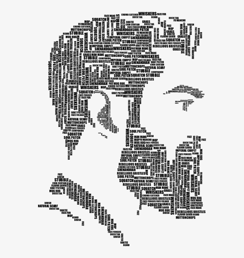 Beard Euphemisms Black, transparent png download