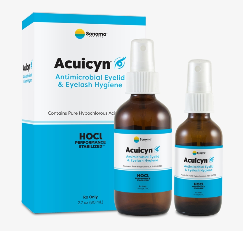 Acuicyn Antimicrobial Eyelid & Eyelash Hygiene - Eyelash, transparent png download