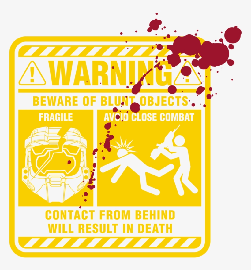 Mjolnir Warning Label - Splat, transparent png download