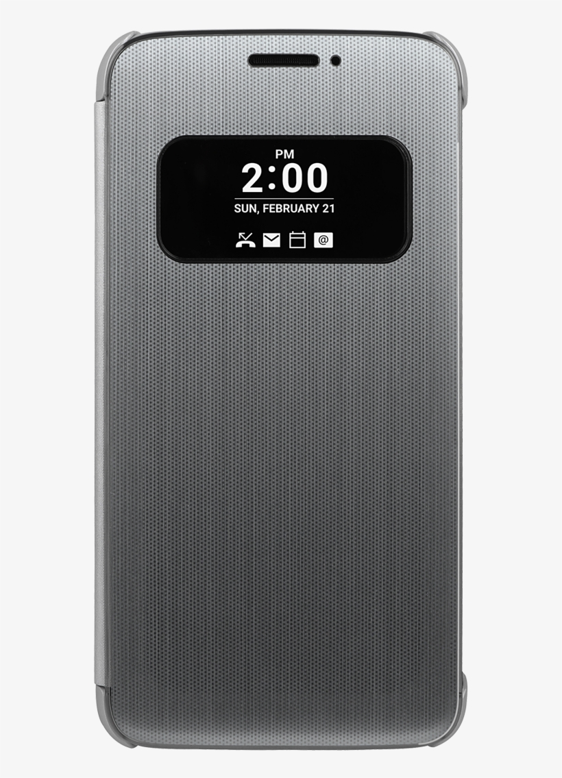 Oem Quickcover Case For Lg G5 - Lg G5 Mesh Folio Case - Silver, Official, transparent png download