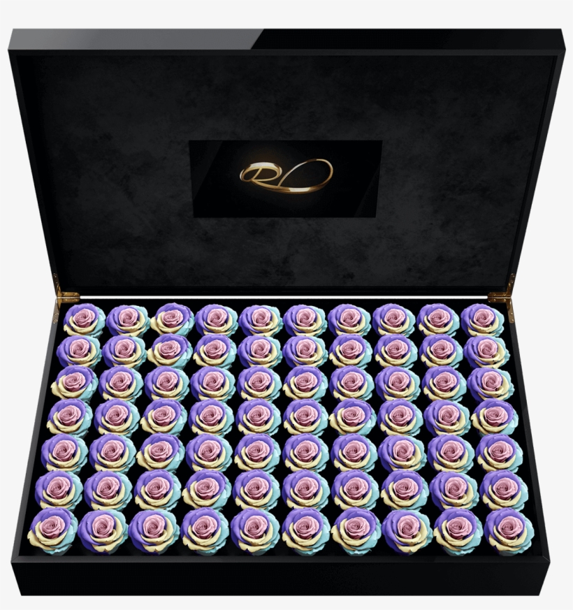 Luxury Video Flower Box Presidential With 70 Preserved - Poker Set, transparent png download