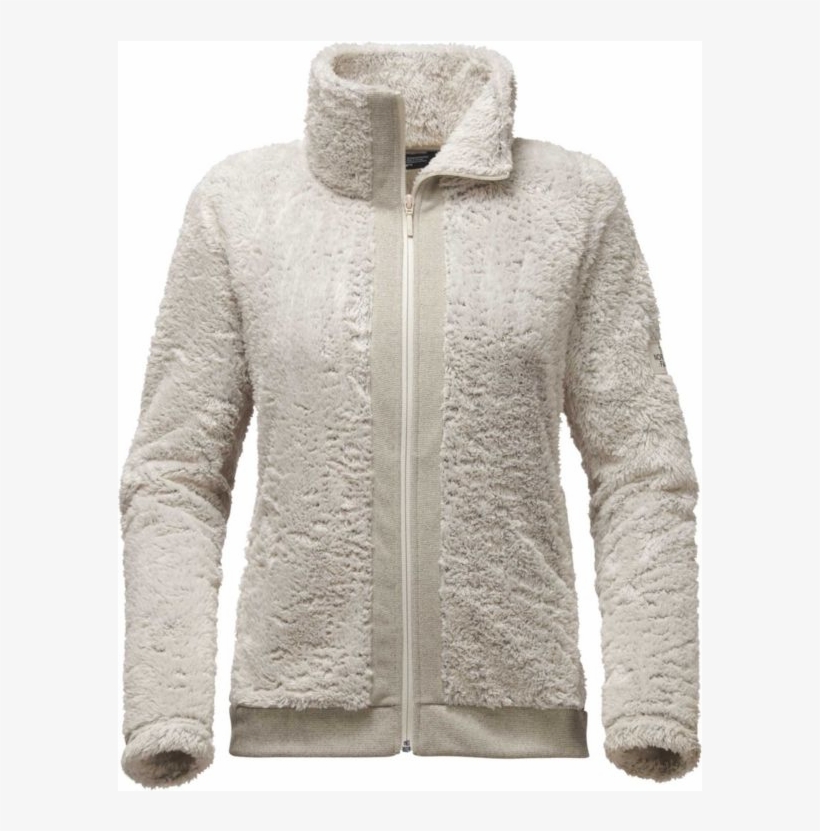 The North Face Women's Furry Fleece Jacket In Rainy - North Face Furry Fleece Jacket, transparent png download