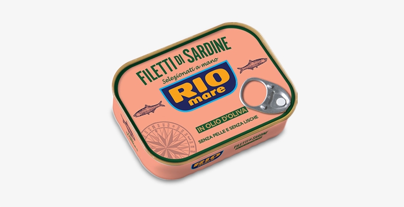 Sardine Fillets In Olive Oil - Rio Mare Filetti Di Sardine, transparent png download