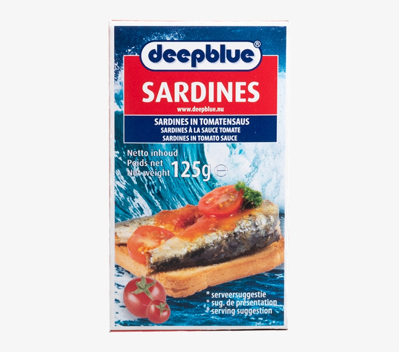 Sardines In Tomato Sauce 125g - Packaging And Labeling, transparent png download