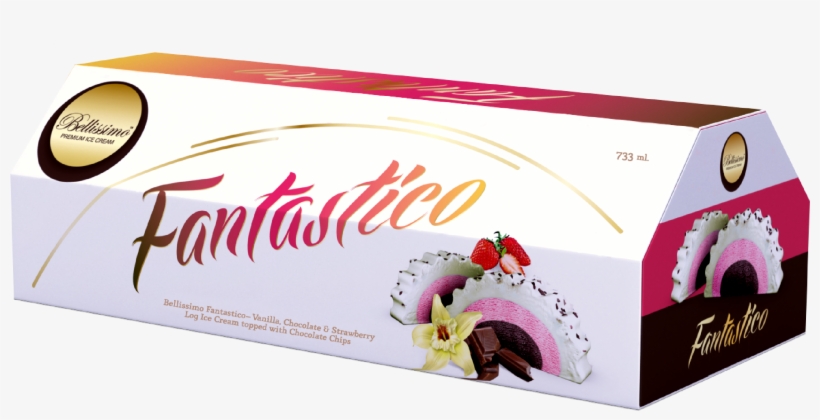 Ice Cream Log - Bellissimo Fantastico Ice Cream, transparent png download