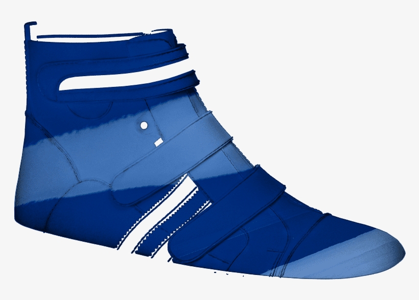 S1809 Blue Patent L1676 Saphire - Boot, transparent png download