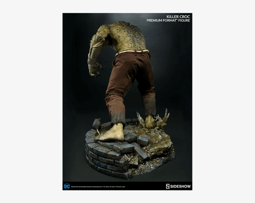 1 Of - Batman - Killer Croc Premium Format 1:4 Scale Statue, transparent png download