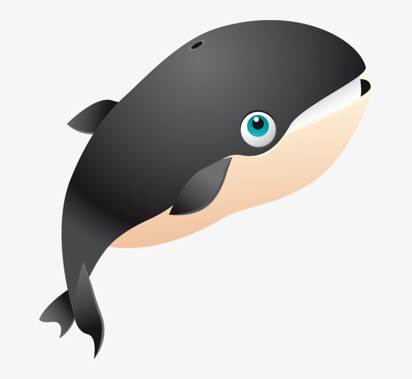 Gr0102010 - Giant Whale Kids Shirt Tile Coaster, transparent png download