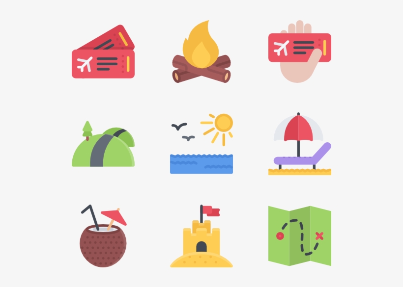 Beach And Camping - Icon, transparent png download