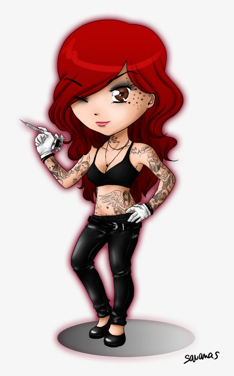 Kat Von D - Cartoon, transparent png download